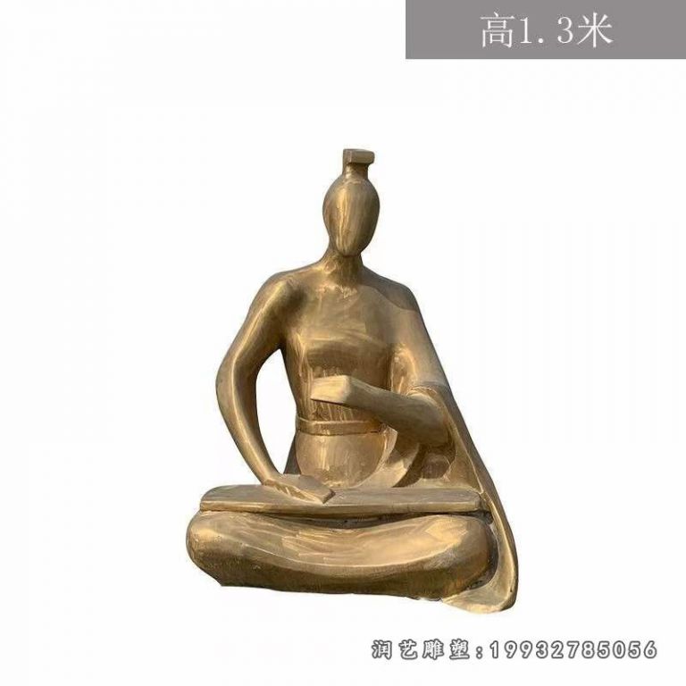 街道抽象人物铜雕