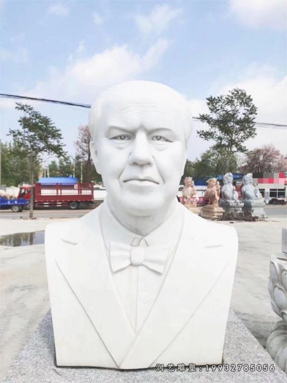 广场爱迪生人物石雕