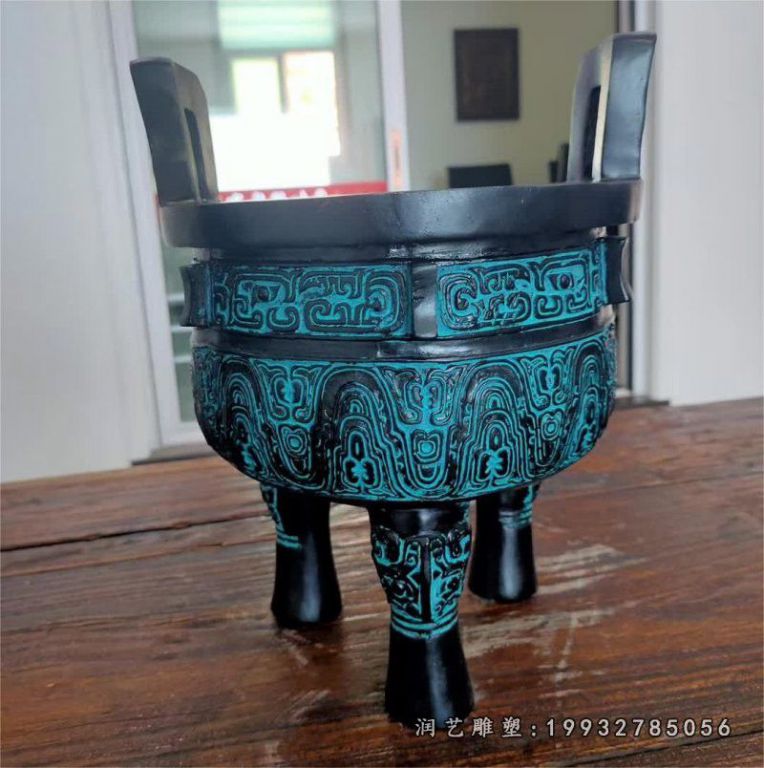 景区景观香炉铜雕