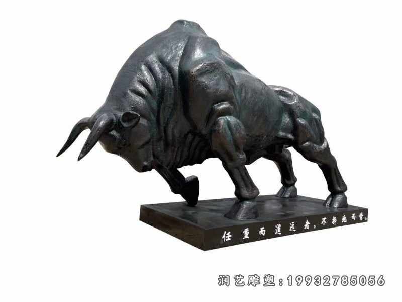 公司动物牛铜雕