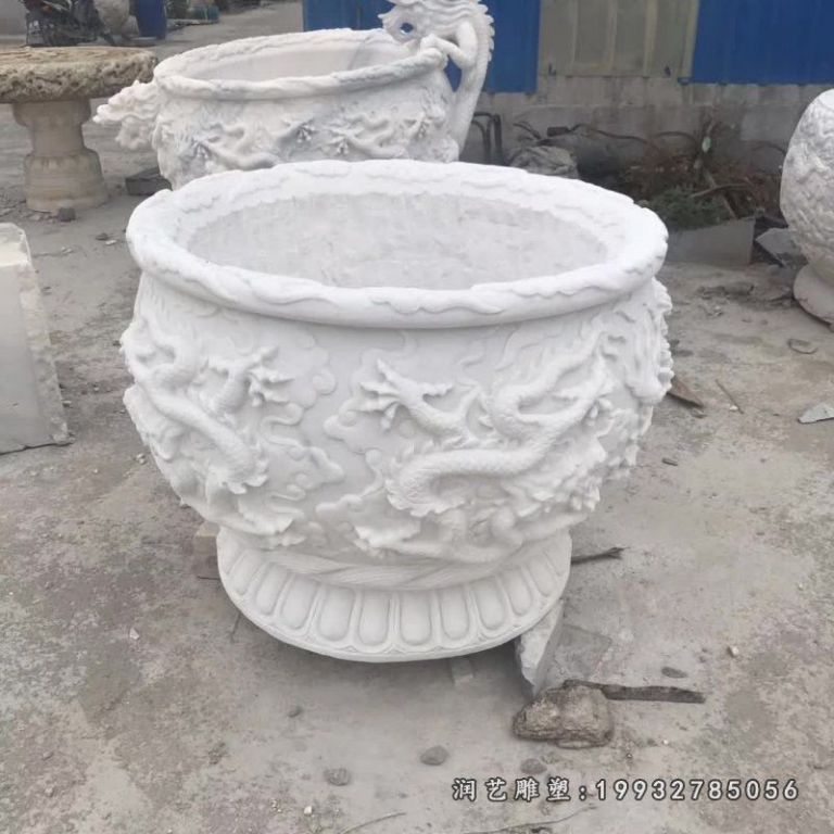 花园景观水缸石雕