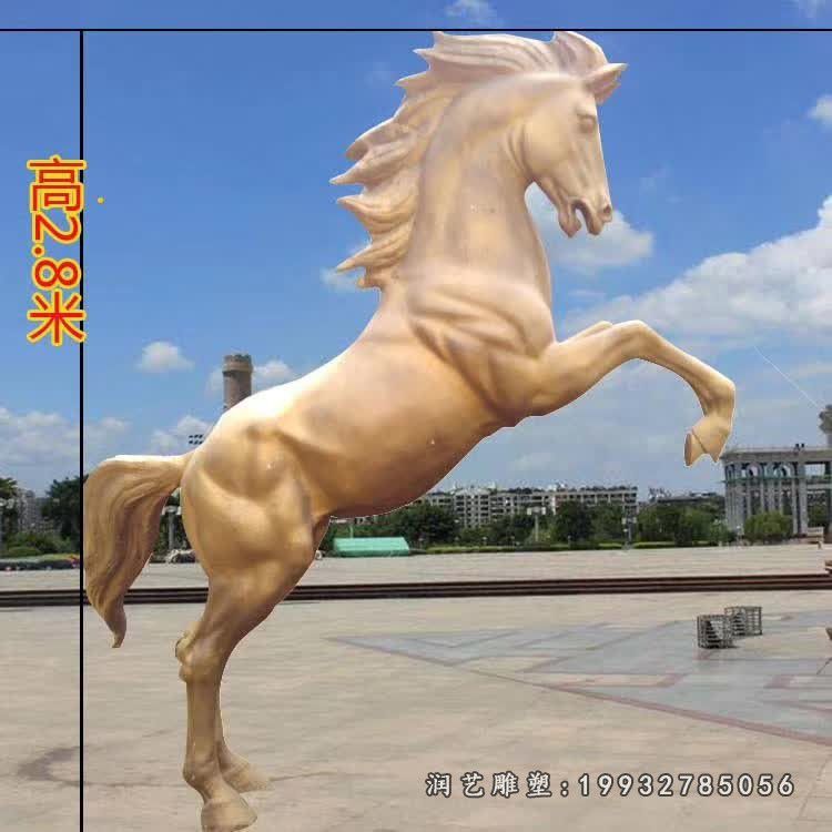 街道动物马石雕