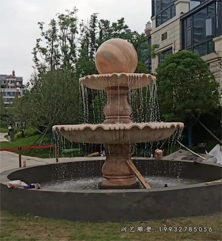 庭院景观风水球石雕