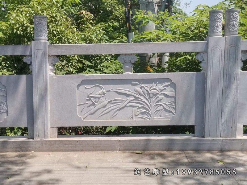 公司景观栏板石雕