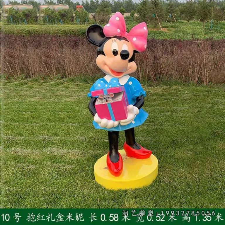 城市玻璃钢米老鼠雕塑