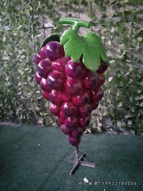 园林玻璃钢葡萄雕塑