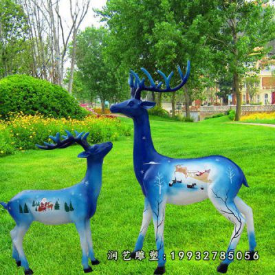 玻璃钢鹿雕塑
