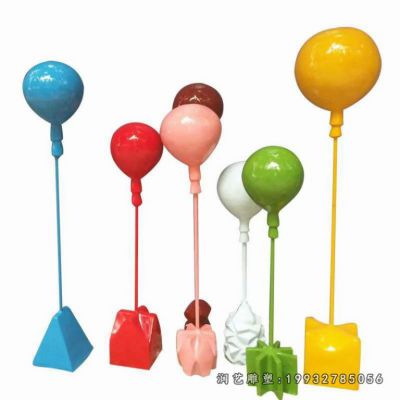 酒店玻璃钢气球雕塑